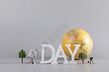 世界地球日背景图片