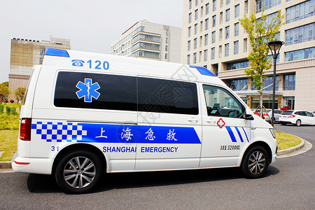 高科技救护车120救护车背景