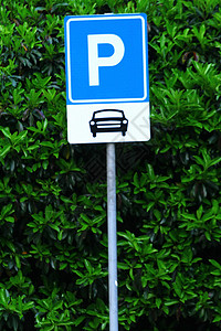 法规停车场标识牌背景