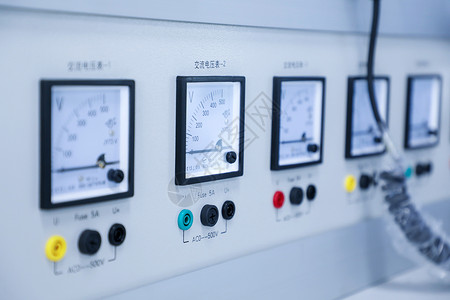 电压表图例交流电压表特写背景
