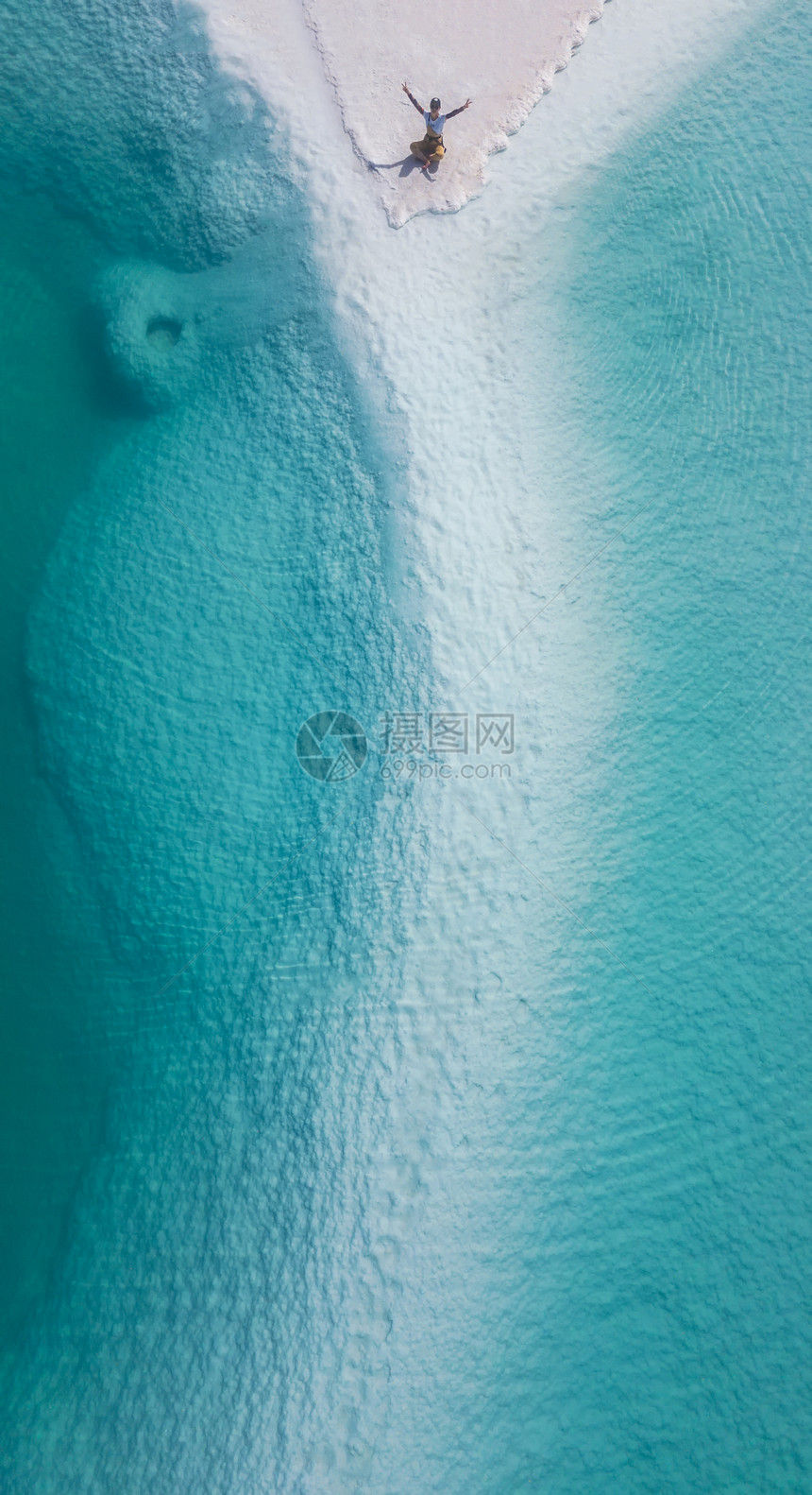 青海海西网红景区翡翠湖图片