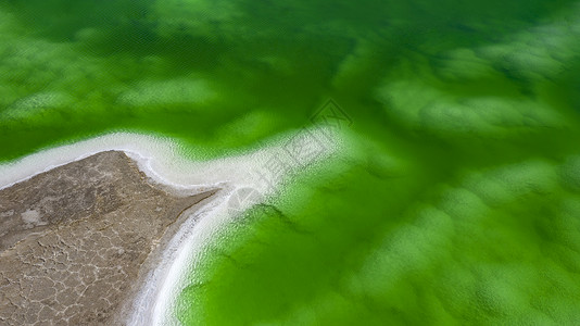 青海海西网红景区翡翠湖风景壁纸背景图片