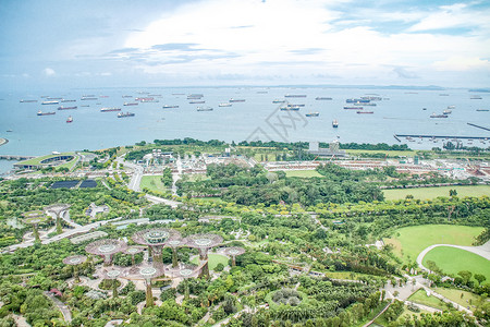 俯瞰新加坡滨海湾花园双馆图片