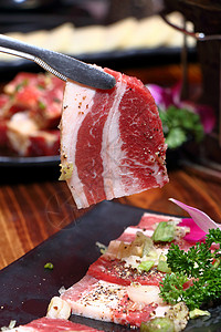 日式烤五花肉高清图片