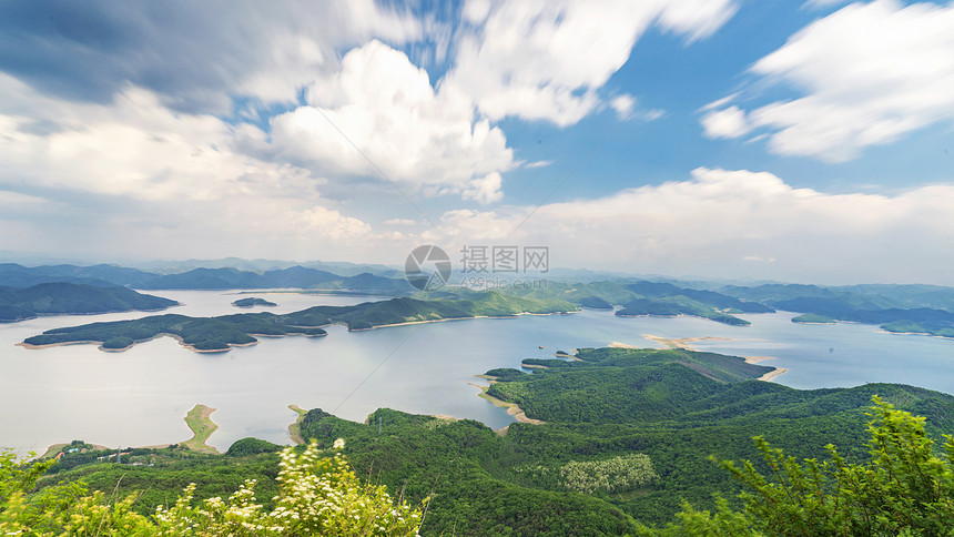 东北辽宁桓仁水库自然风景区图片