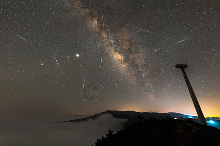 贵州望远镜贵州乌蒙山星空背景
