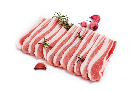 烤炉猪猪肉片背景