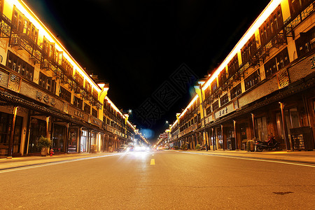 乌镇夜景背景图片