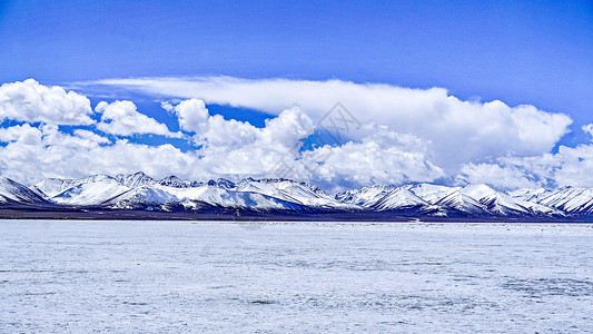 西藏纳木措湖泊唐古拉高清图片