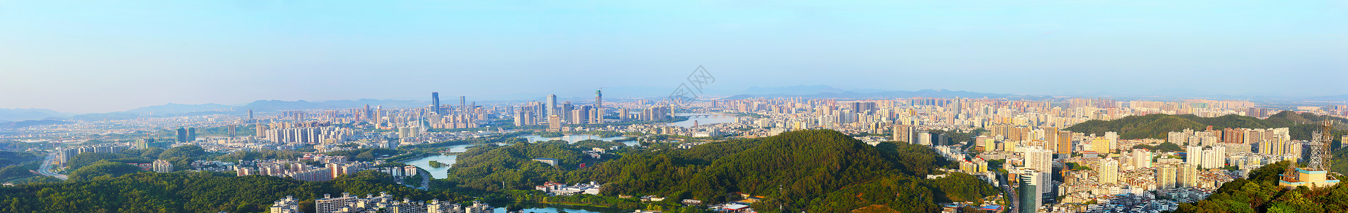 美丽鹅城惠州全景背景