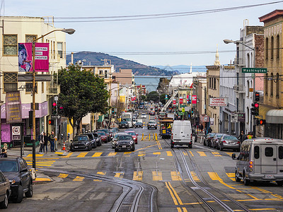 美国旧金山街景图片