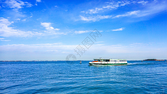 海天酱油海上一艘游船背景