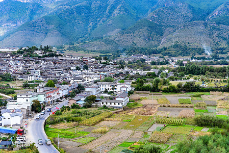 石鼓山长江第一湾石鼓镇背景