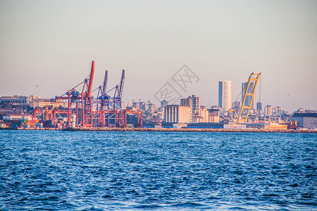 博斯布鲁斯海峡土耳其伊斯坦布尔赫鲁博兹海峡背景