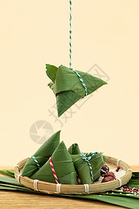 五月粽香端午节风味粽子背景