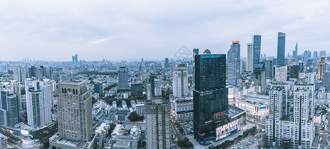 南京城市新街口背景图片