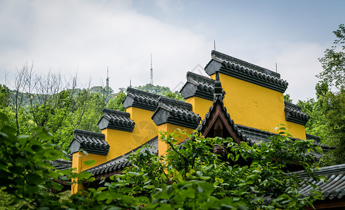 杭州灵隐寺背景图片