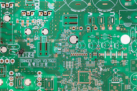 电路板特写半导体结高清图片
