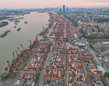 广州黄埔港港口图片