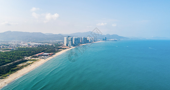 惠州风光惠州双月湾海边背景