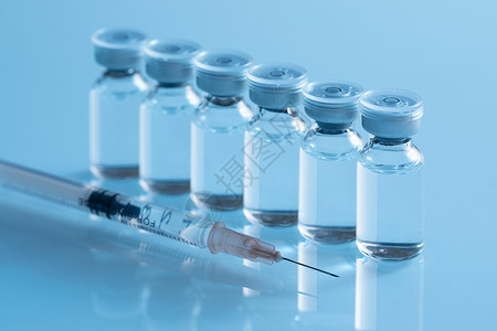 科学抗疫医疗疫苗药品针筒背景