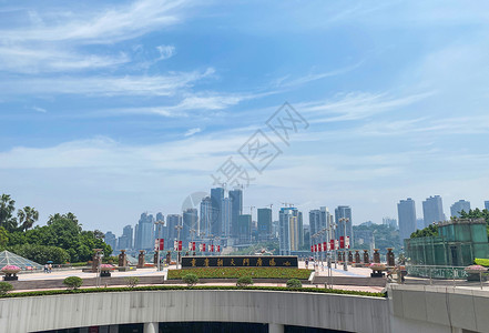 重庆朝天门广场背景图片