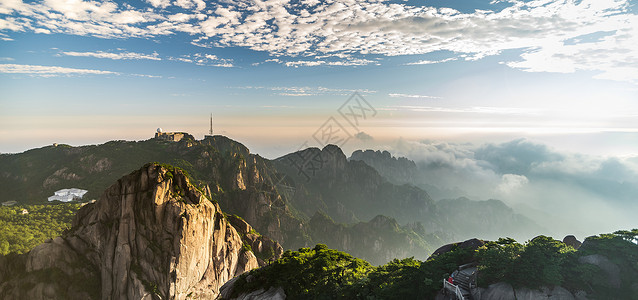 黄山奇石怪松黄山奇石背景