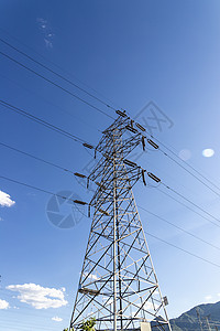 高压电塔背景图高清图片
