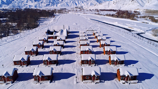 雪乡行中国雪乡民宿背景