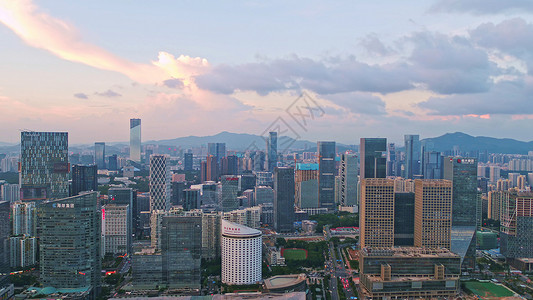 摩登都市深圳城市风光背景