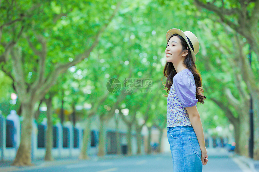 夏日小清新美女写真图片