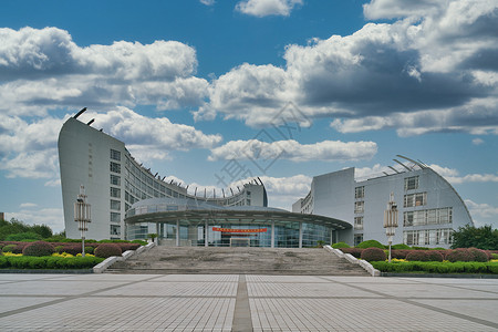 择校东华大学图文信息中心背景