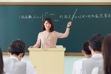 女教师授课形象背景图片