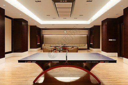酒店乒乓球室背景图片