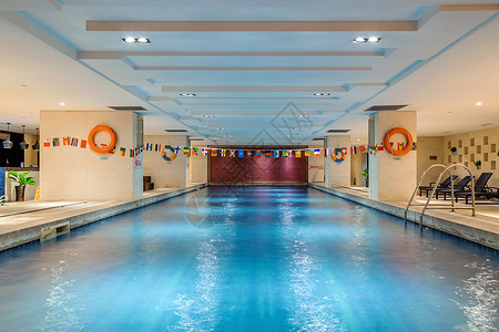 酒店泳池背景图片