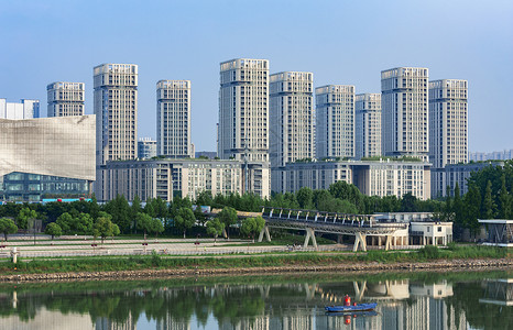 南京CBD住宅群高清图片
