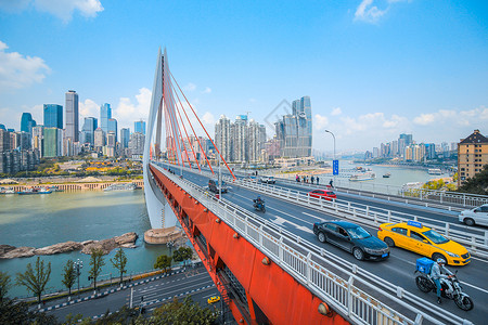 重庆高速公路重庆东水门大桥背景