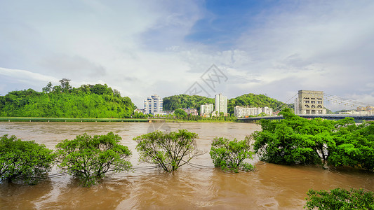 洪水泛滥洪水洪涝自然灾害背景