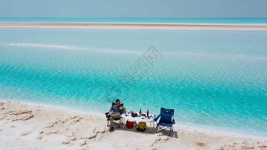 马尔代夫风景东台吉乃尔湖野餐背景