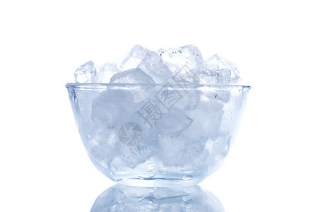 一碗冰块背景图片