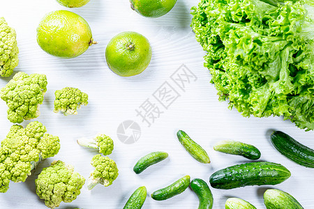 绿色蔬果背景图片