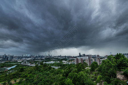 深圳暴风雨城市雨季高清图片