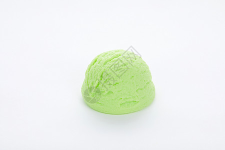夏日哈密瓜口味冰淇淋球图片
