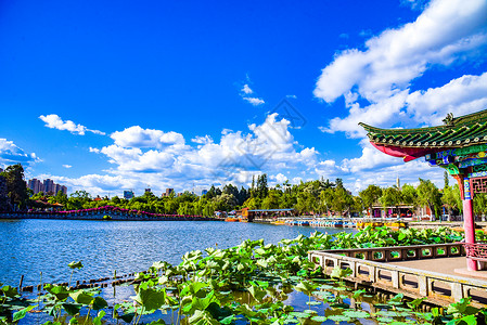 昆明大观公园背景