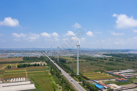 威海夏季田园风光背景图片