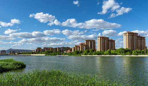 绿色清洁城市背景