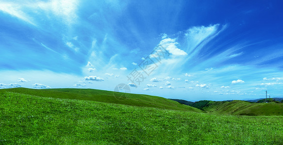 圣水梁内蒙古草原风光背景