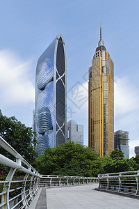 珠江新城珠江城与广晟大厦背景图片