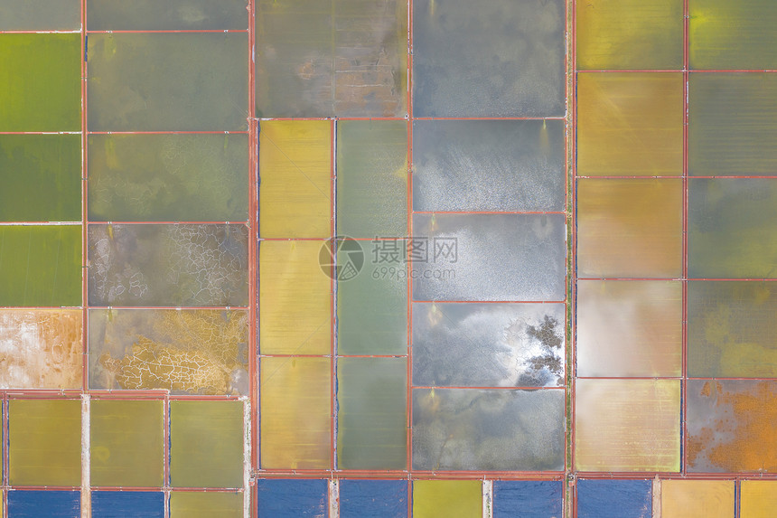 山东潍坊海边的盐场图片