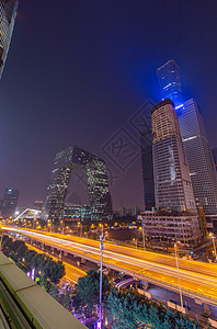 北京央视总部大厦夜景高清图片